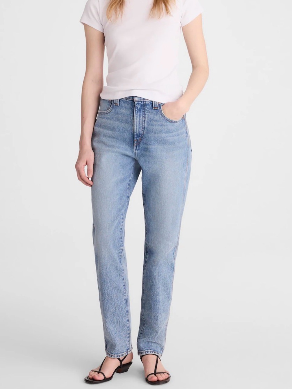 Madewell The Perfect Vintage Straight Leg Jean Raebrook wash